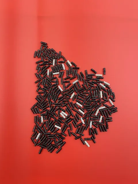 420x LEGO Technic Black Friction Pins 2L w/ Gray Pins Genuine LEGO Bulk Lot