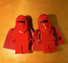 LEGO Minifigure Lot of 2 Red Imperial Guards