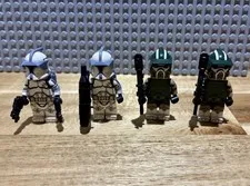 Lego Star Wars Clone Army Customs Clone lot with accessories. 