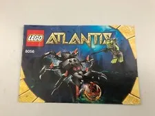 Lego Atlantis 8056 Monster Crab Clash Instruction Manual Good Condition