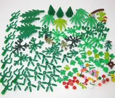LEGO Lot Parts Pieces Foliage Trees Palms Plants and Leaves Flowers  Bulk