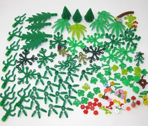 LEGO Lot Parts Pieces Foliage Trees Palms Plants and Leaves Flowers  Bulk