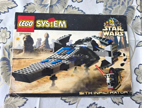 LEGO instructions Star Wars 7151 Sith Infiltrator manual booklet ill. 1999