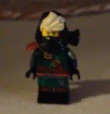 LEGO Ninja Minifigure Black with White Head Wrap Plastic Figure