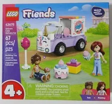 LEGO Friends Unicorn Cake Delivery Car Building Toy for Girls & Boys Ages 4+ NEW