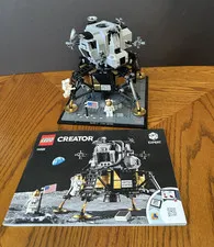 LEGO Creator NASA Apollo 11 Lunar Lander - SPACE 10266 Retired 100% Complete