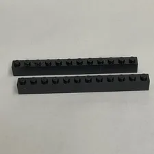 Lego 6112 Black Replacement Parts Pieces Lot of 2