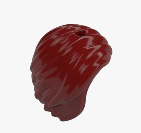 LEGO® Minifigure Hair Woman New Dark Red 76772 Element 6446762 New Friends Hairstyle