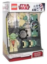 Lego Kids Star Wars Yoda Wrist Watch w/ Minifigure Green