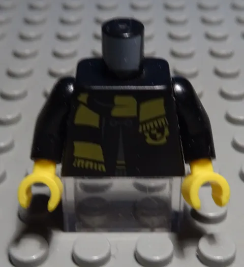 Lego figure accessories top torso black with decor from Harry Potter