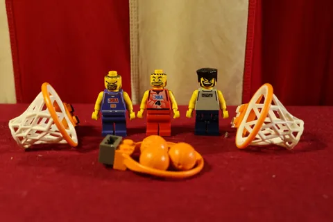 Lego Sports Basketball NBA Minifig Lot Player 4 3 Street