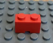 LEGO Yerevan 1x2 Brick With Cable Holding Cutout, Part 3134 Sets 6399 4558 10001