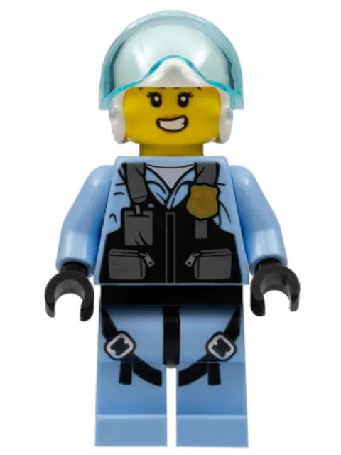LEGO: Police Officer Rooky Partnur Jet Pilot (cty1208)