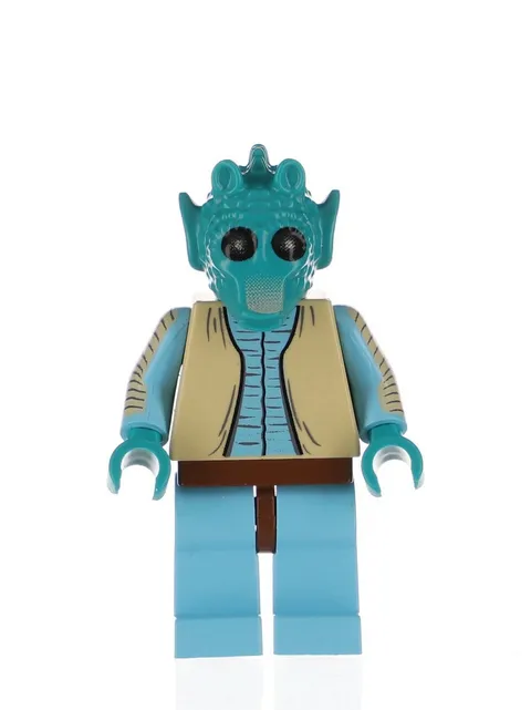 LEGO Star Wars 2004 Greedo Minifig Near-Mint With Accessory Mos Eisley Cantina
