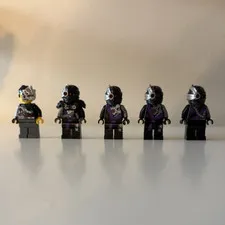 LEGO Ninjago Lot Cyrus Borg, General Kryptor, 3x Nindroids