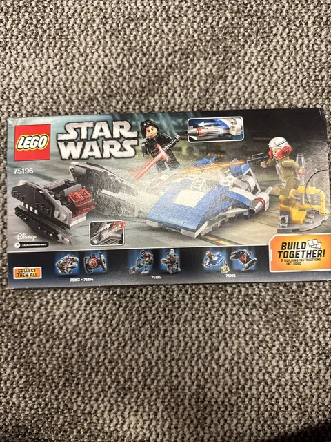 LEGO Star Wars: A-Wing vs. TIE Silencer Microfighters (75196)brand new &sealed 