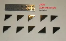 LEGO NEW 2x2 Black Tile Triangular (10x) 6214807 Brick 35787