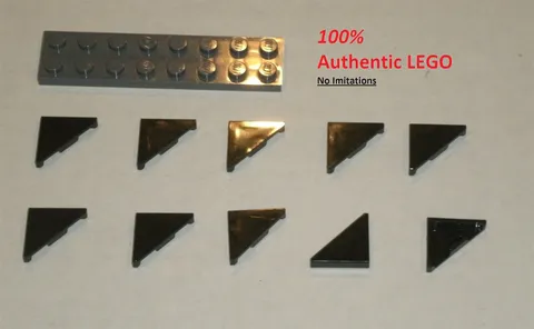LEGO NEW 2x2 Black Tile Triangular (10x) 6214807 Brick 35787