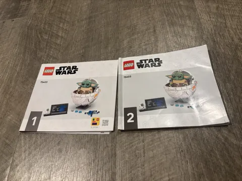 Lego Star Wars Grogu with Hover Pram 75403 Manuals Only