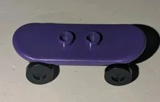 LEGO DARK PURPLE BLACK SKATEBOARD MINIFIGURE ACCESSORY PIECE PART MINIFIG FIGURE