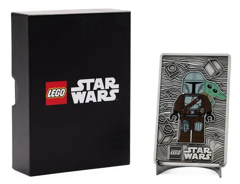 NEW LEGO Star Wars (5010325) The Mandalorian and Grogu Metal Card - Exclusive!