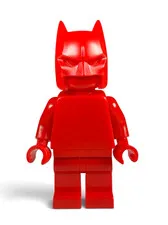 Official LEGO - Red Monochrome Prototype DC Batman Minifigure - RARE!