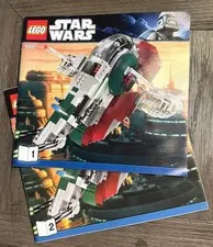 Lego Star Wars # 8097 - Slave 1 - Instruction Manuals ONLY - Booklets 1 & 2