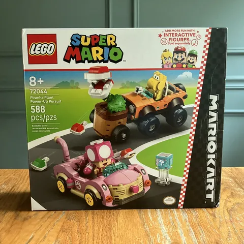 Lego Super Mario !! 72044 Piranha Plant Power-Up Pursuit New Sealed Mariokart !!