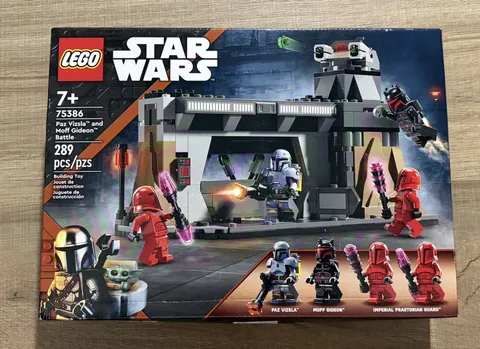 LEGO Star Wars: Paz Vizsla and Moff Gideon Battle Mandalorian (75386) New Sealed
