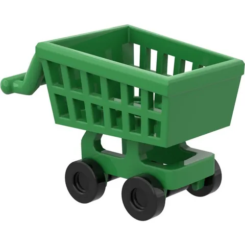LEGO MINIFIGURE UTENSIL SHOPPING CART (1 PCS) CHOOSE YOUR COLOR 49649C01!!
