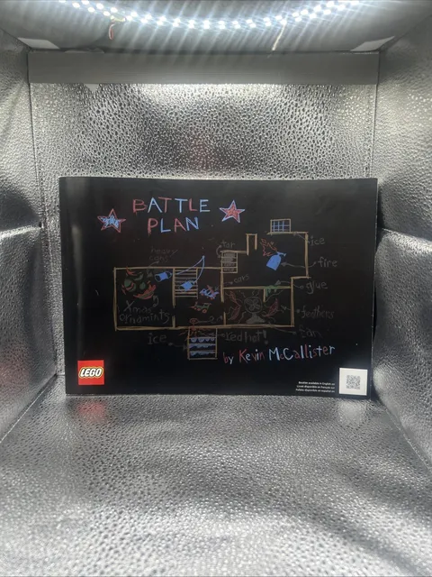 Lego Home Alone Battle Plan By Kevin McCallister Instruction Booklet
