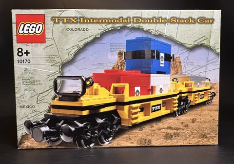 LEGO 10170 Trains 9V TTX Intermodal Double-Stack Car NEW Sealed Box Vintage 2005