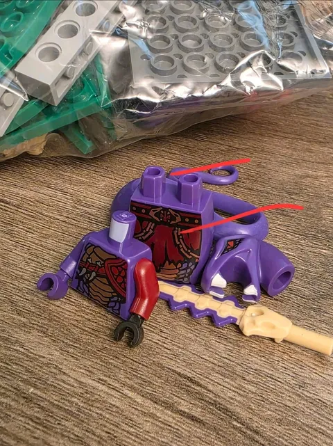LEGO Kapau'rai Anacondrai Minifigure njo0127 Ninjago 70749 2015 Snake General 