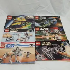 Vintage LEGO Star Wars Instruction Manuals Lot of 6 Booklets 7133 8017 6206 