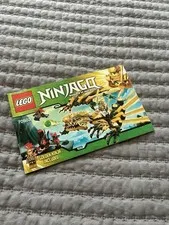 LEGO NINJAGO The Golden Dragon 70503 Illustrated Manual Booklet EN/ES 2013