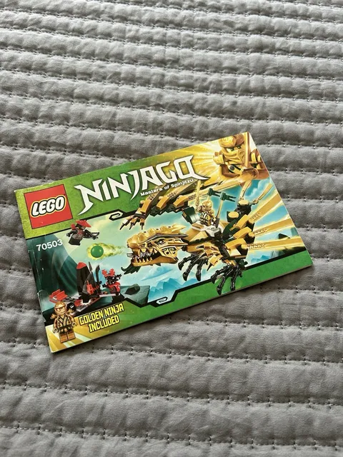 LEGO NINJAGO The Golden Dragon 70503 Illustrated Manual Booklet EN/ES 2013