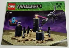 LEGO 21117 MINECRAFT "THE ENDER DRAGON" INSTRUCTION MANUALS ONLY-NO BRICKS