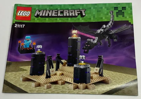 LEGO 21117 MINECRAFT "THE ENDER DRAGON" INSTRUCTION MANUALS ONLY-NO BRICKS