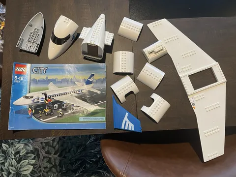 Lego City 7893 Plane Parts Lot Rare See Pictures
