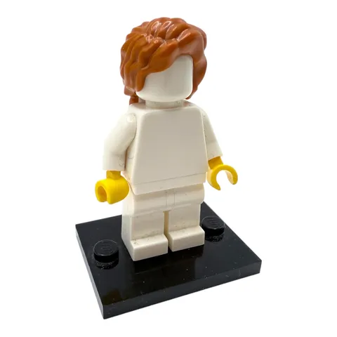 LEGO ® minifigure hair brown woman long braided hairpiece hairstyle accessories replacement