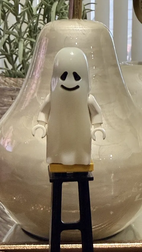  Vintage Lego Minifigure Castle White Ghost gen002 For Sets 6086, 6081, 6090, 