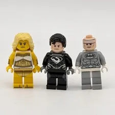 LEGO Super Hero Minifigs: Batman, General Zod, And Goddess