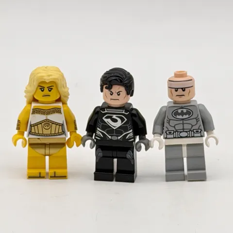 LEGO Super Hero Minifigs: Batman, General Zod, And Goddess