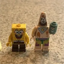 LEGO SpongeBob SquarePants Minifigures Lot of 2 SpongeBob & Patrick Star