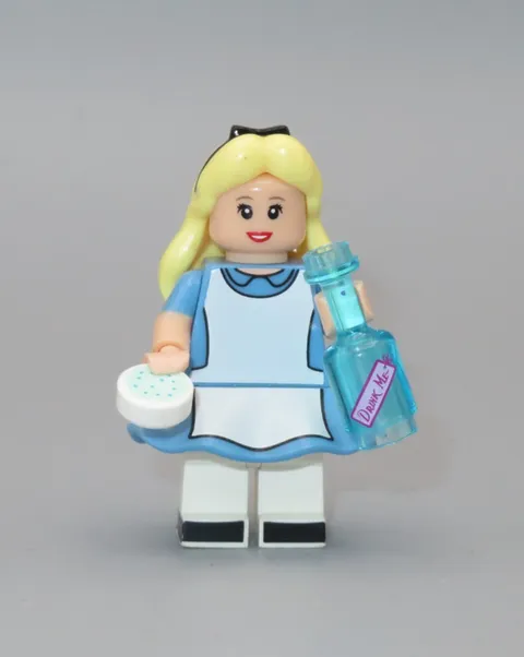 LEGO Disney Alice in Wonderland drink cookie minifigure Collectible series 1