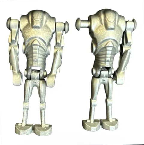 LEGO Star Wars Super Battle Droid Lot Of 2 Dark Bluish Gray Minifigures Retro