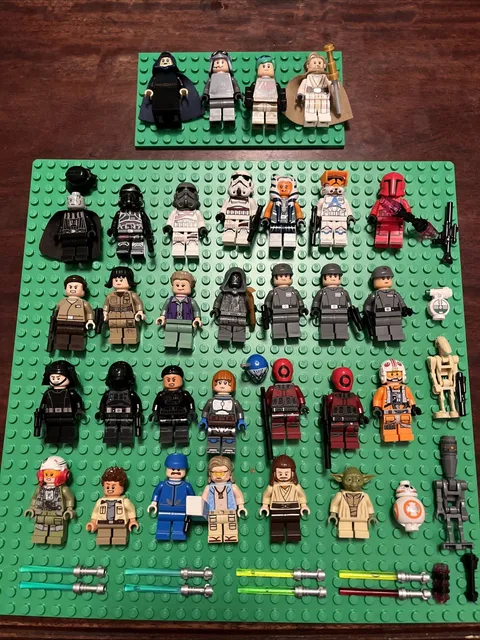 🚨 31 LEGO Star Wars Minifigure Lot General Veers Barriss Offee Sabine Wren Luke