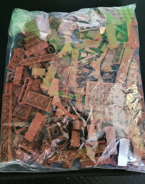 LEGO By The Pound Dark Brown Bricks 12.1 oz Bag