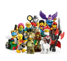 Lego Minifigure Series 25 (9) figure mixed lot - Goat Herder, Train, Mushroom