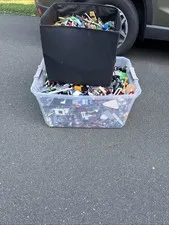 Mixed Lego Lot 60 pounds of parts pieces some mini figs as well